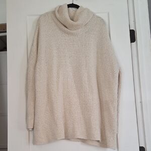 J. Jill Cozy Cowl Neck Sweater in Cream
